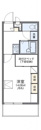 レオパレスサンブリッジIVの物件間取画像